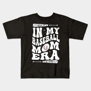 In my baseball mom era Kids T-Shirt